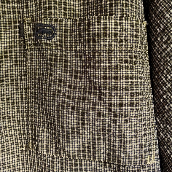 Ecko Unlimited Woven Button Down Shirt Short Sleeve Black and Gold Size XXL - Picture 4 of 7